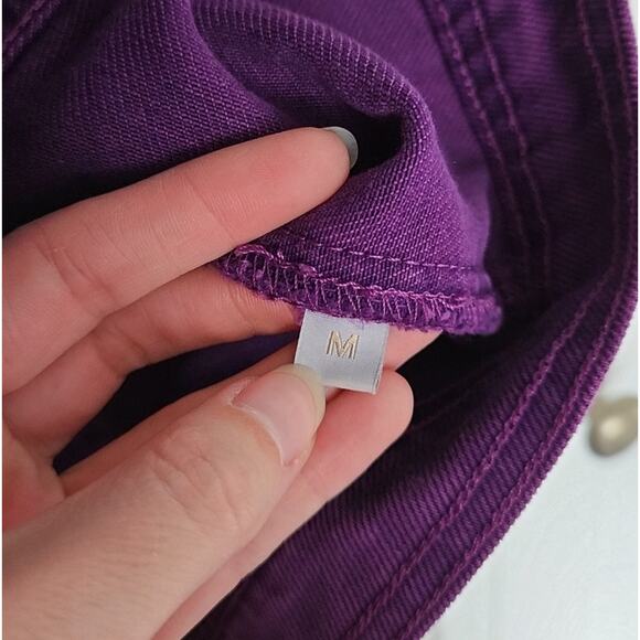 Ulla Johnson Purple Cassis Wash The Odette Jacket Denim Jean Jacket Size Medium - Picture 10 of 12